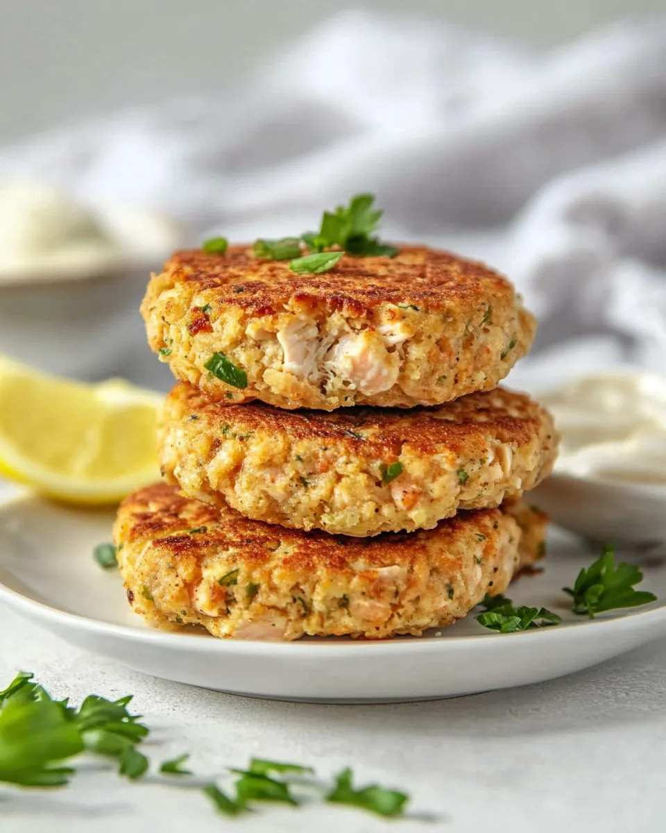 Quick Air-Fryer Salmon Patties shot