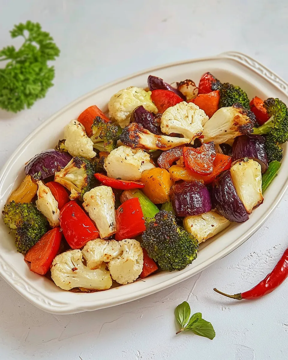 Healthy Air-Fryer Vegetables recipe photo