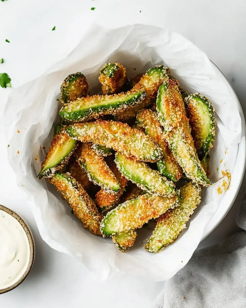 Healthy Air Fryer Avocado Fries recipe photo