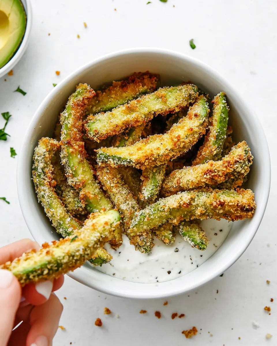Tasty Air Fryer Avocado Fries dish photo