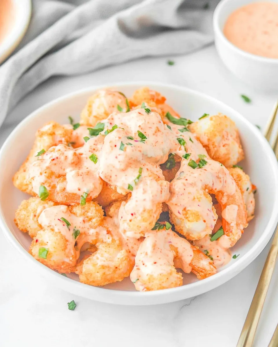 Classic Air Fryer Bang Bang Shrimp Recipe: Crispy with Creamy Chili Sauce image
