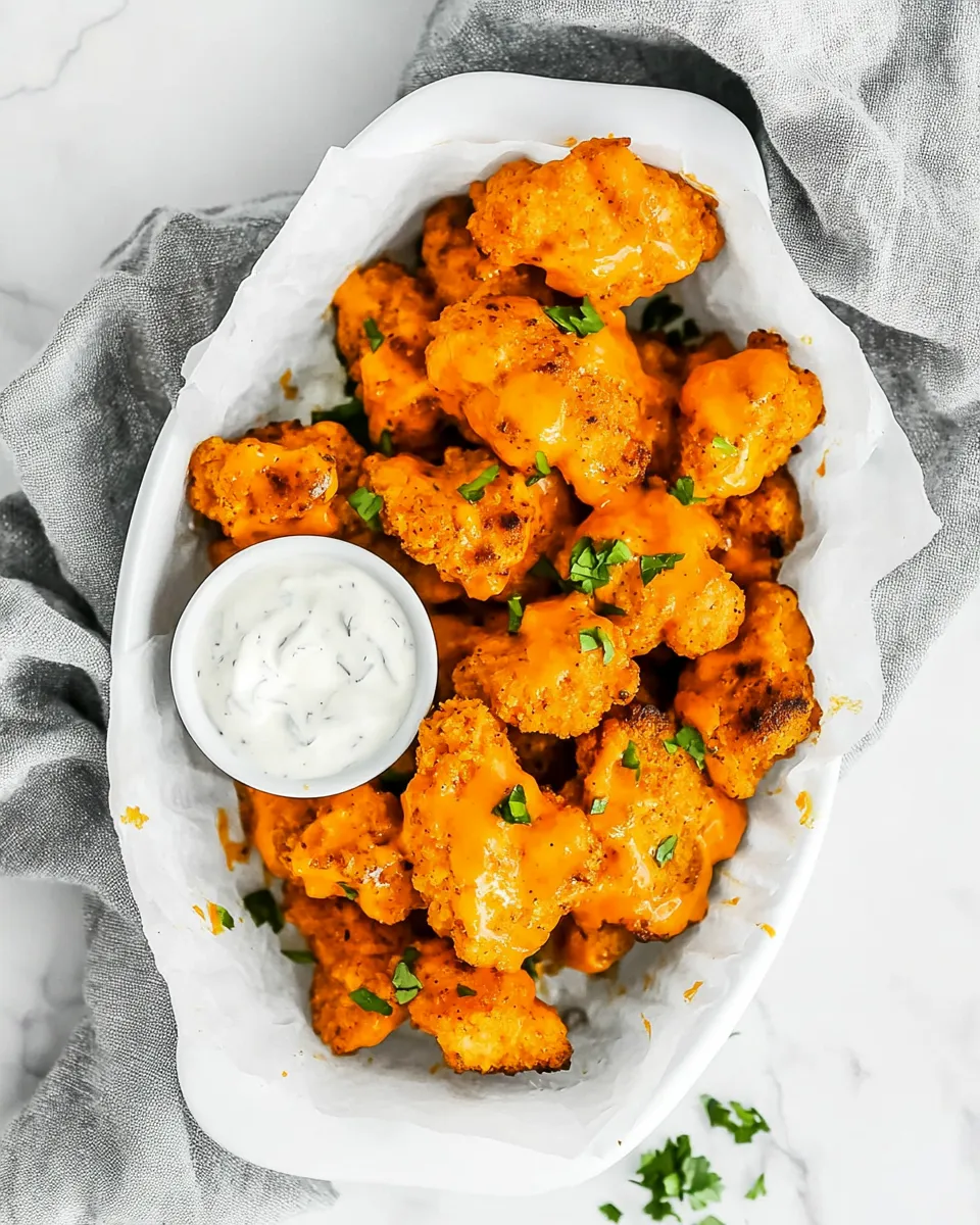 Homemade Air Fryer Buffalo Chicken Nuggets photo