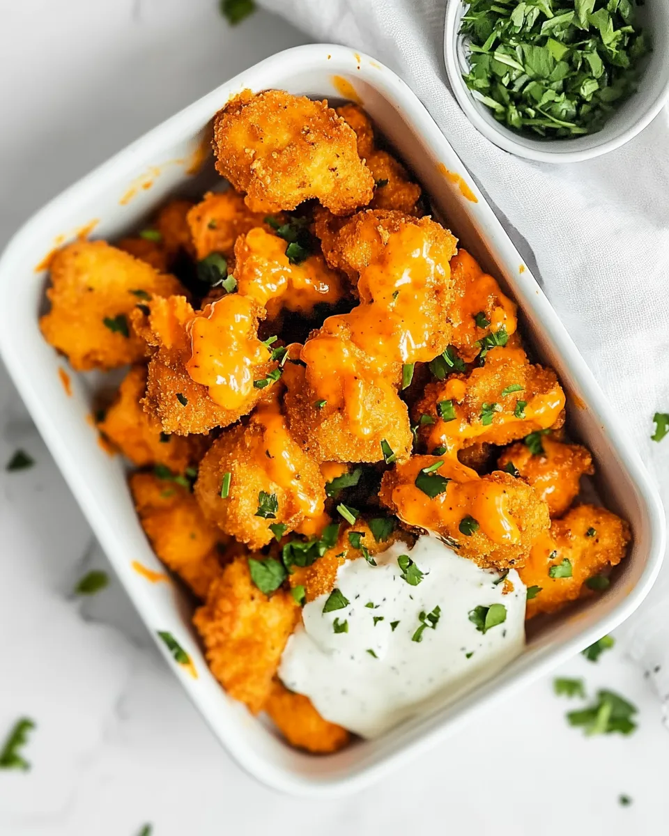 Easy Air Fryer Buffalo Chicken Nuggets image