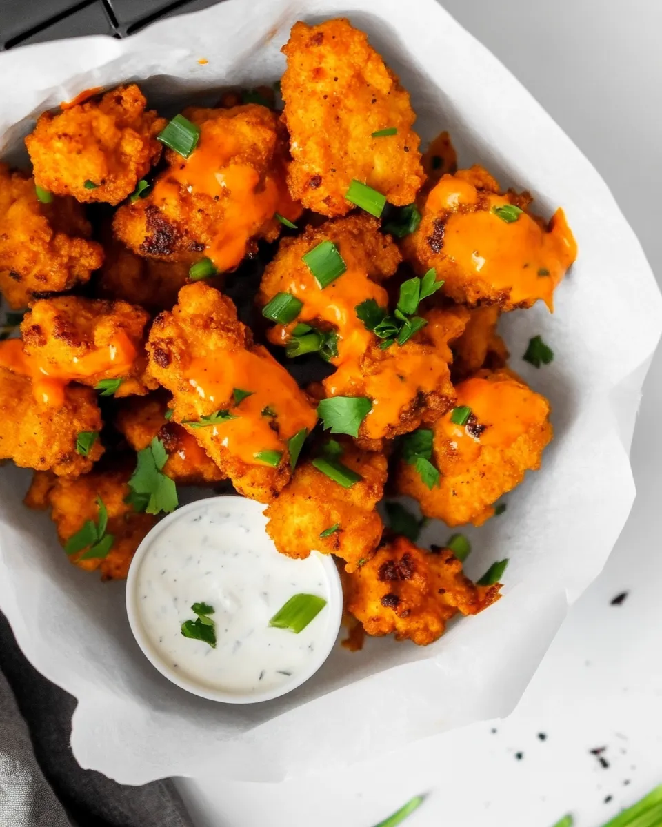 Delicious Air Fryer Buffalo Chicken Nuggets recipe photo