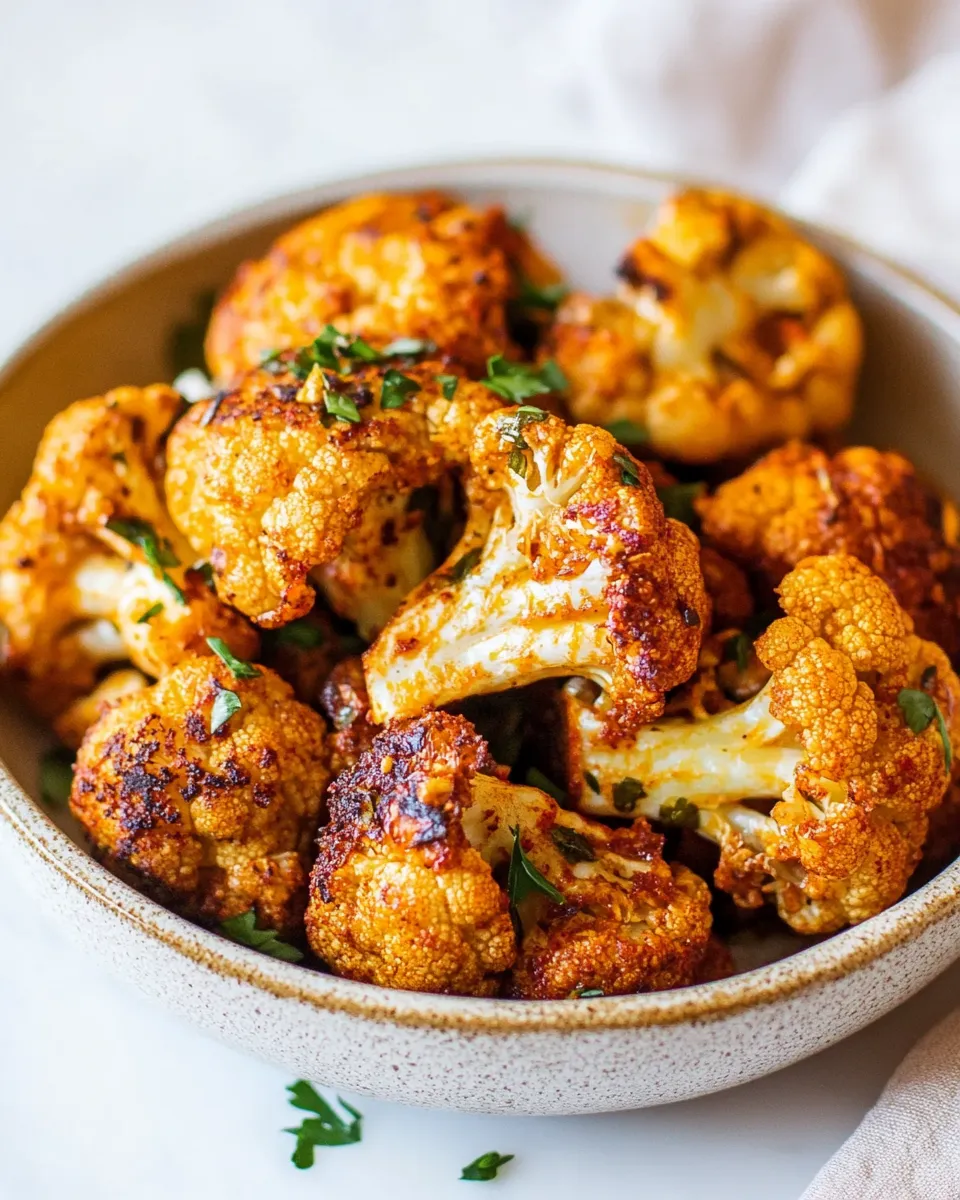 Homemade Air Fryer Cauliflower So Good Youll Forget Its Healthy photo