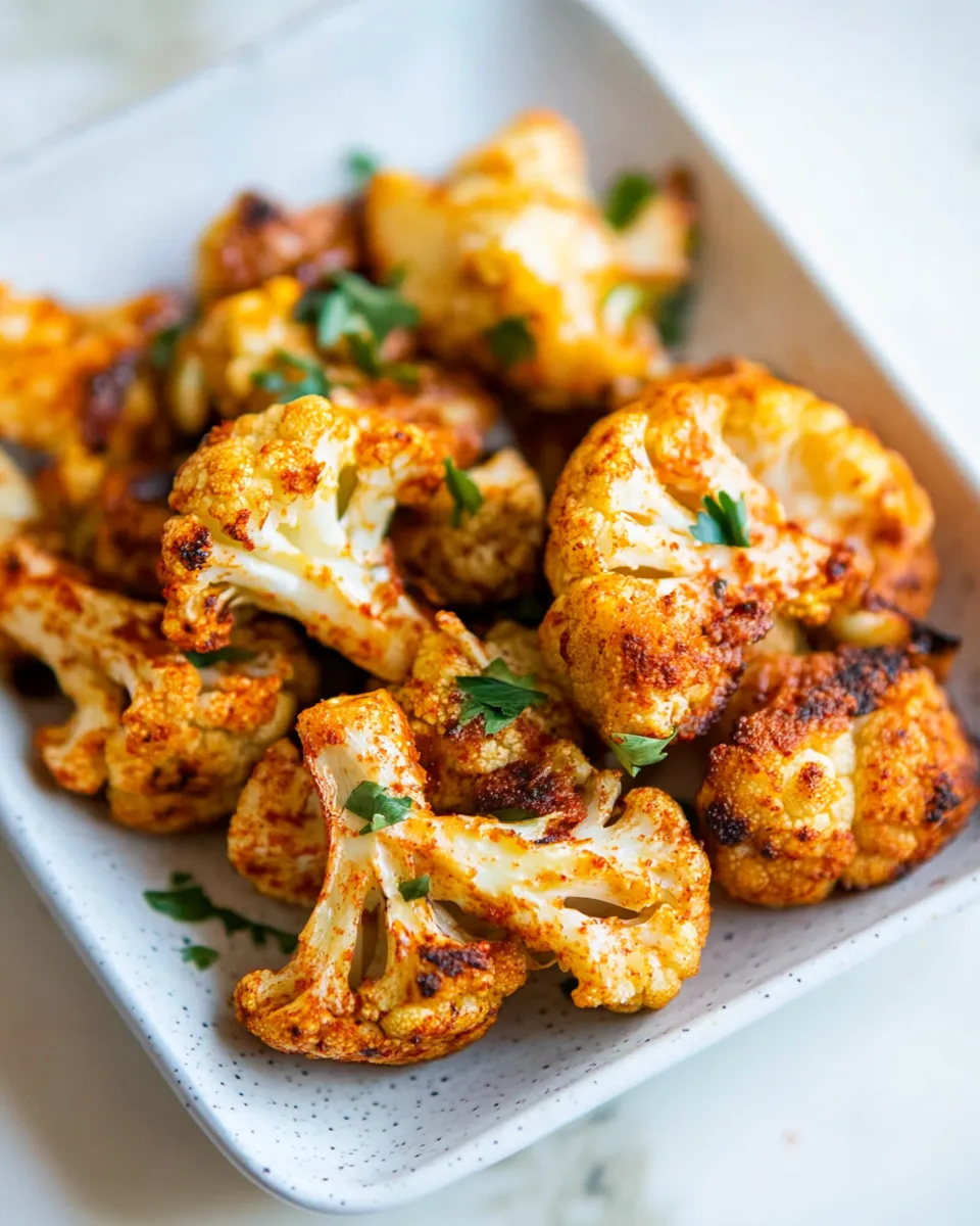 Easy Air Fryer Cauliflower So Good Youll Forget Its Healthy food shot