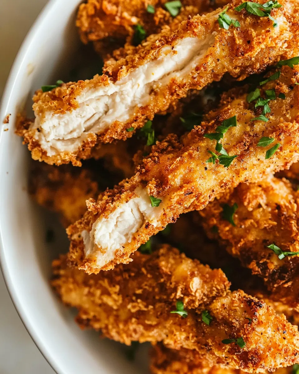 Easy Air Fryer Chicken Tenders Recipe dish photo