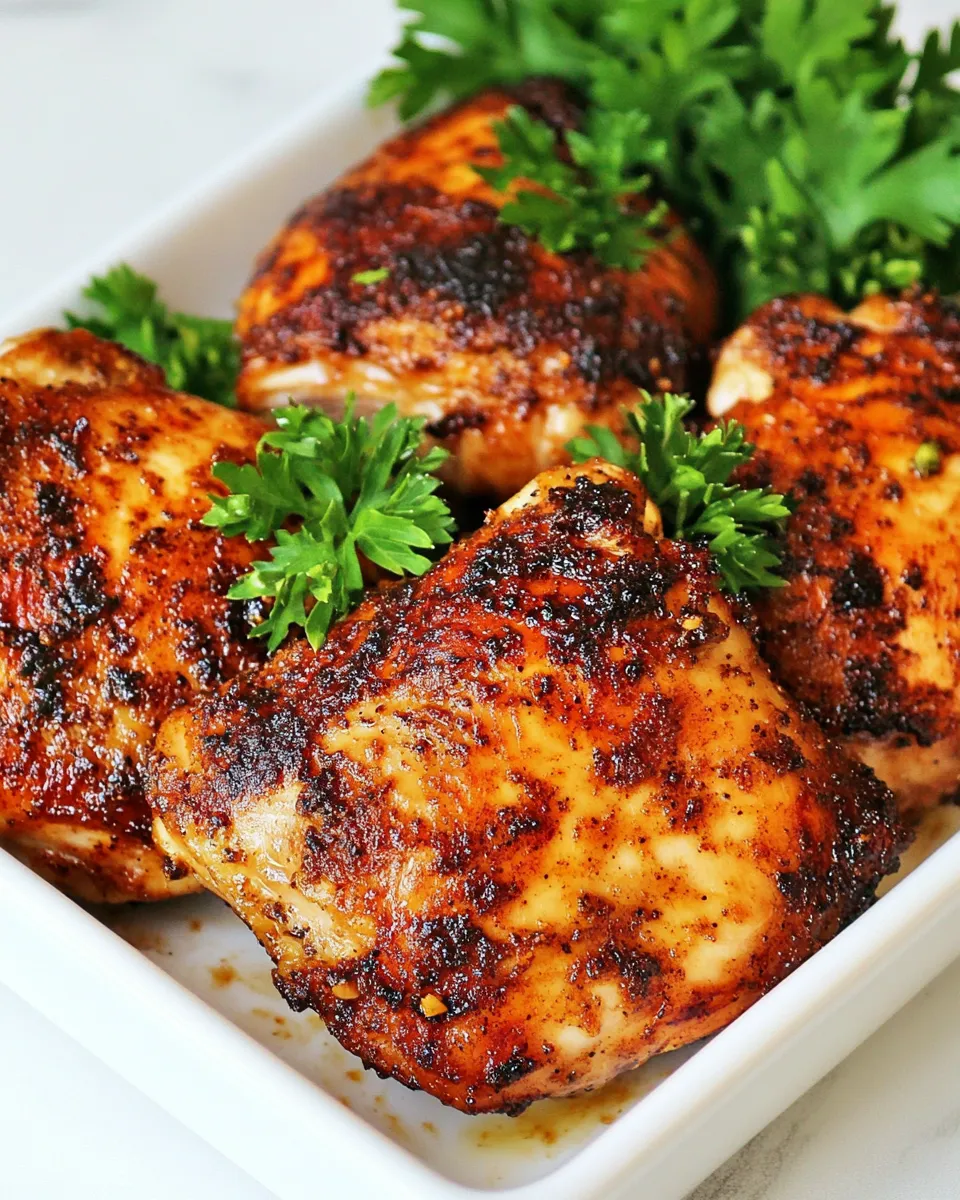 Homemade Air Fryer Chicken Thighs photo