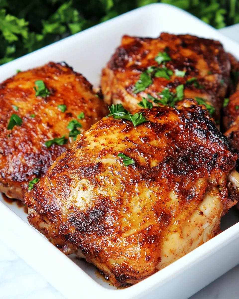 Delicious Air Fryer Chicken Thighs dish photo