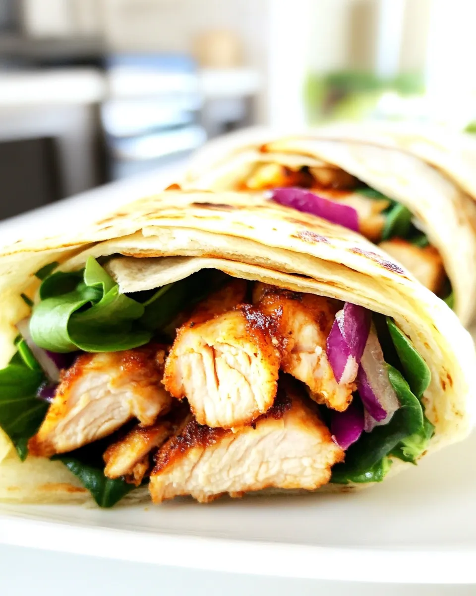 Homemade Air Fryer Chicken Wraps photo