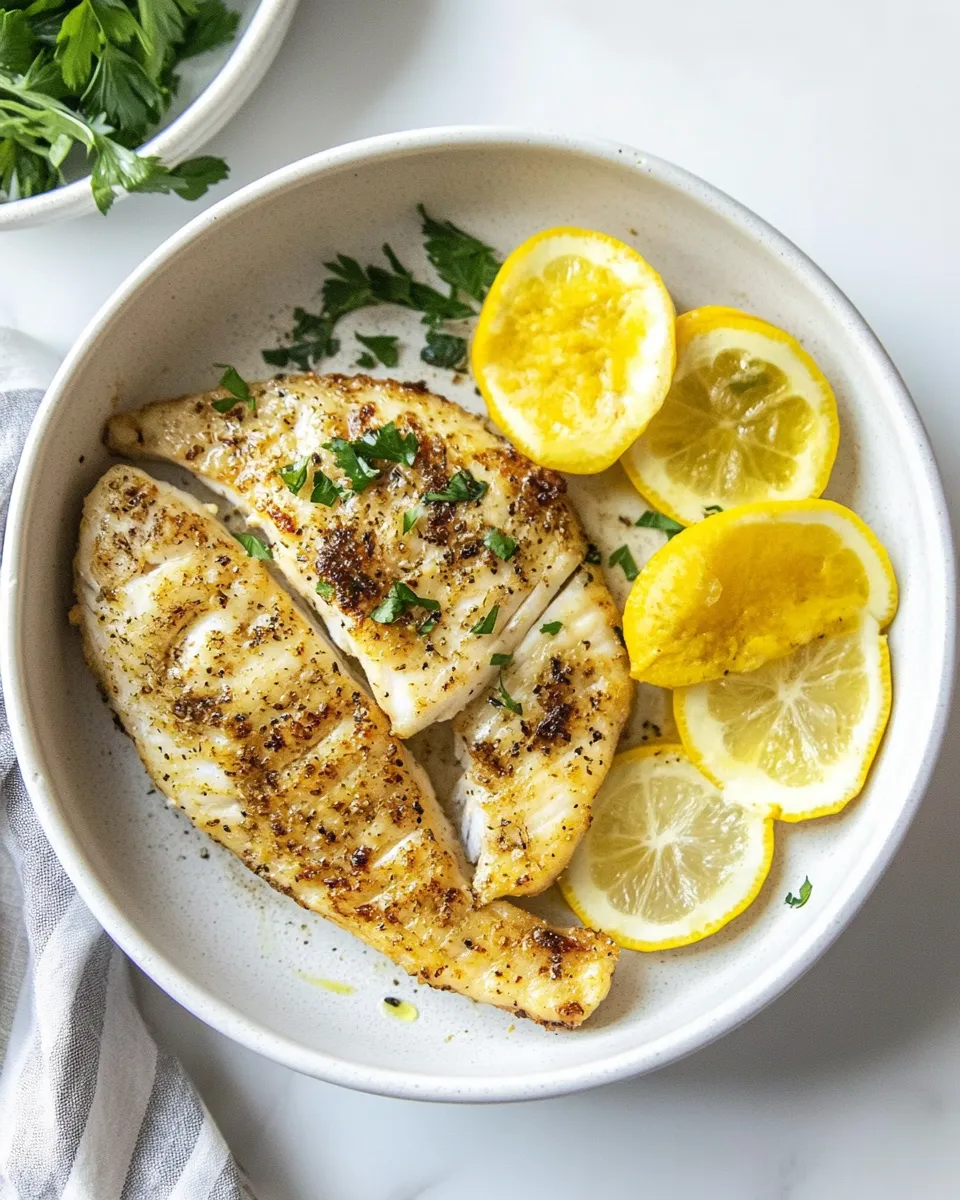 Healthy Air Fryer Flounder recipe photo