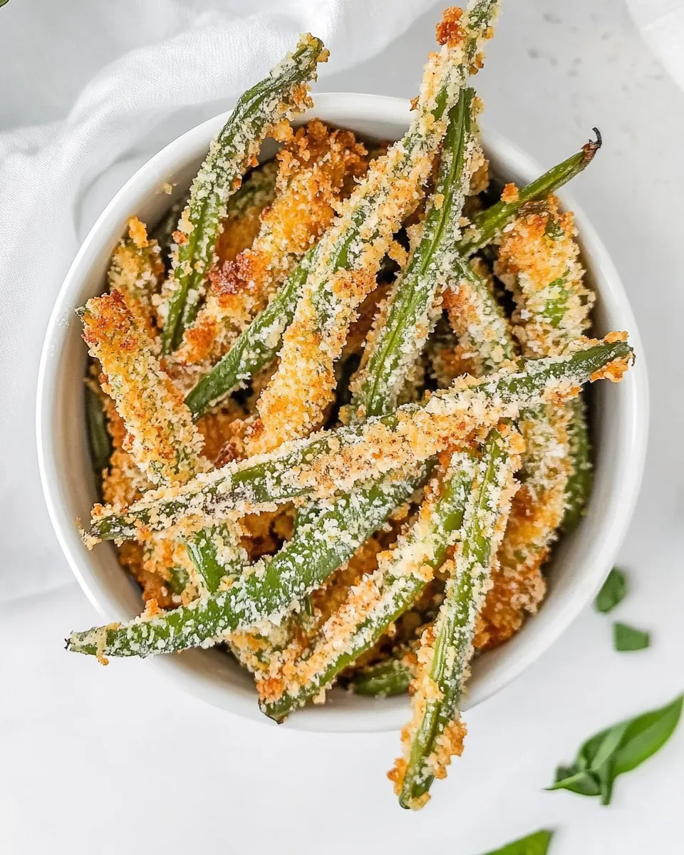 Easy Air Fryer Fried Green Beans recipe photo