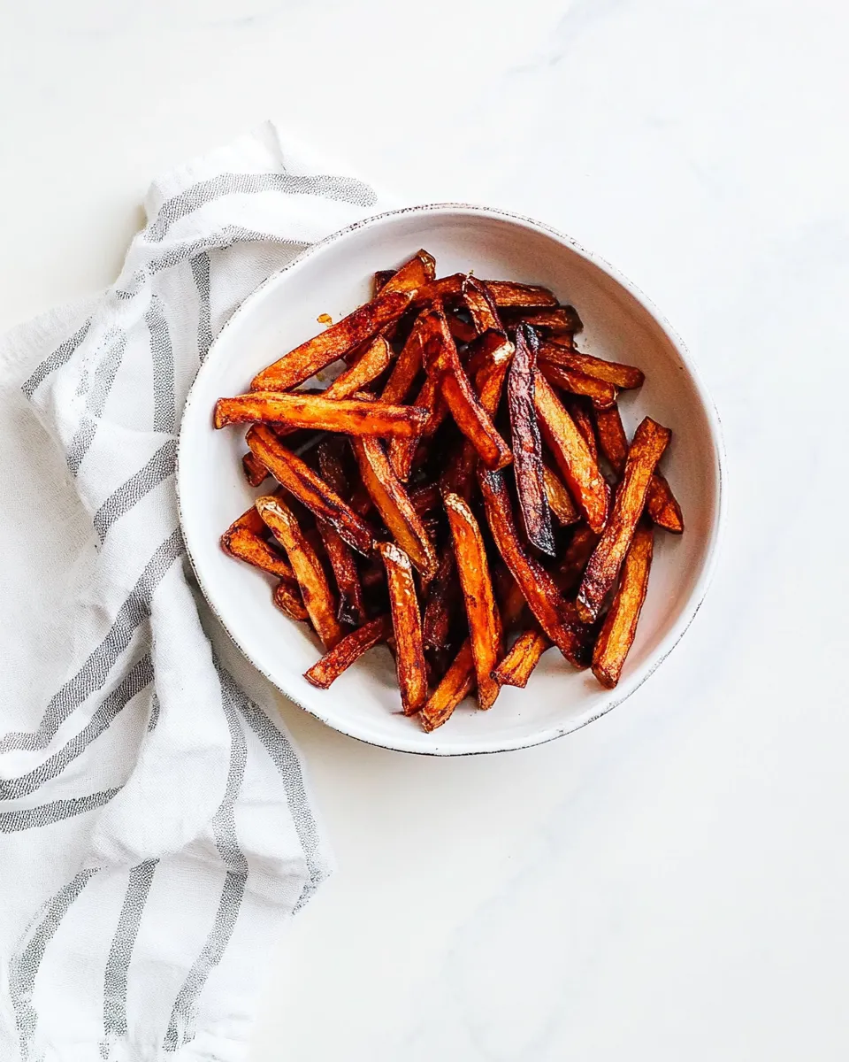 Savory Air Fryer Fries shot