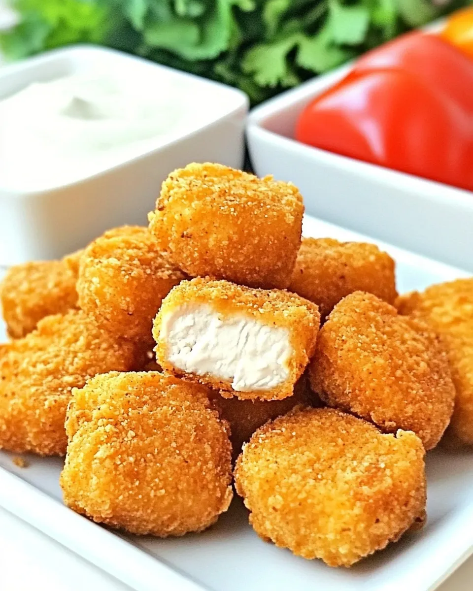 Healthy Air Fryer Frozen Chicken Nuggets dish photo
