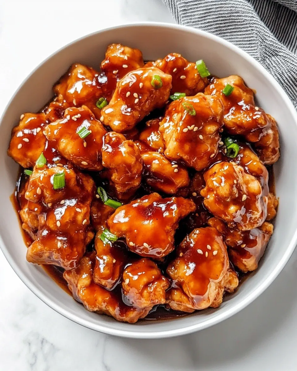 Easy Air Fryer General Tsos Chicken photo
