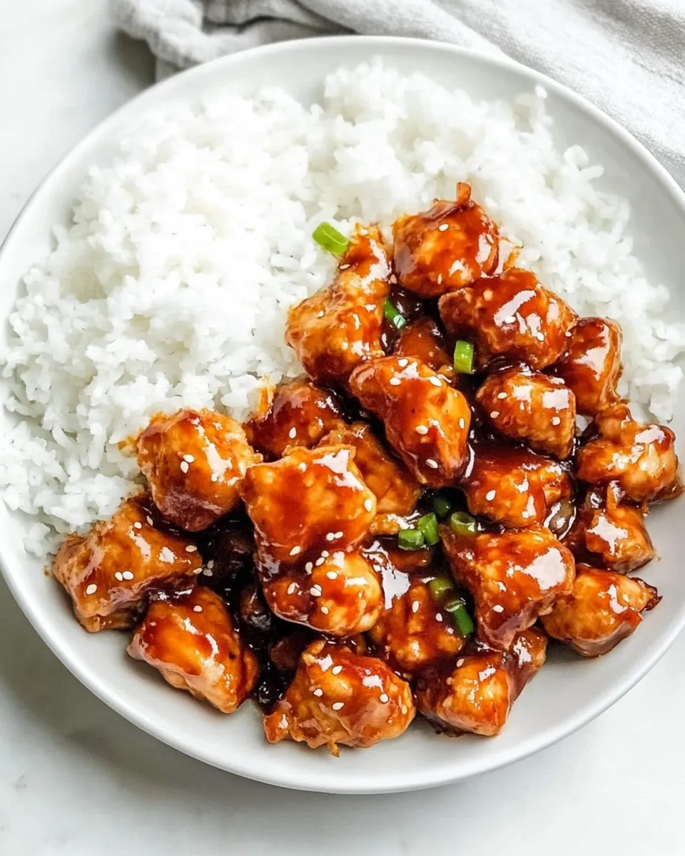 Delicious Air Fryer General Tsos Chicken image
