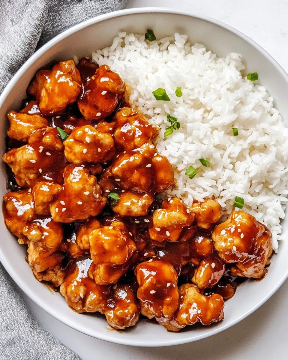 Healthy Air Fryer General Tsos Chicken recipe photo