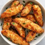 Homemade Air Fryer Panko Chicken Tenders recipe photo