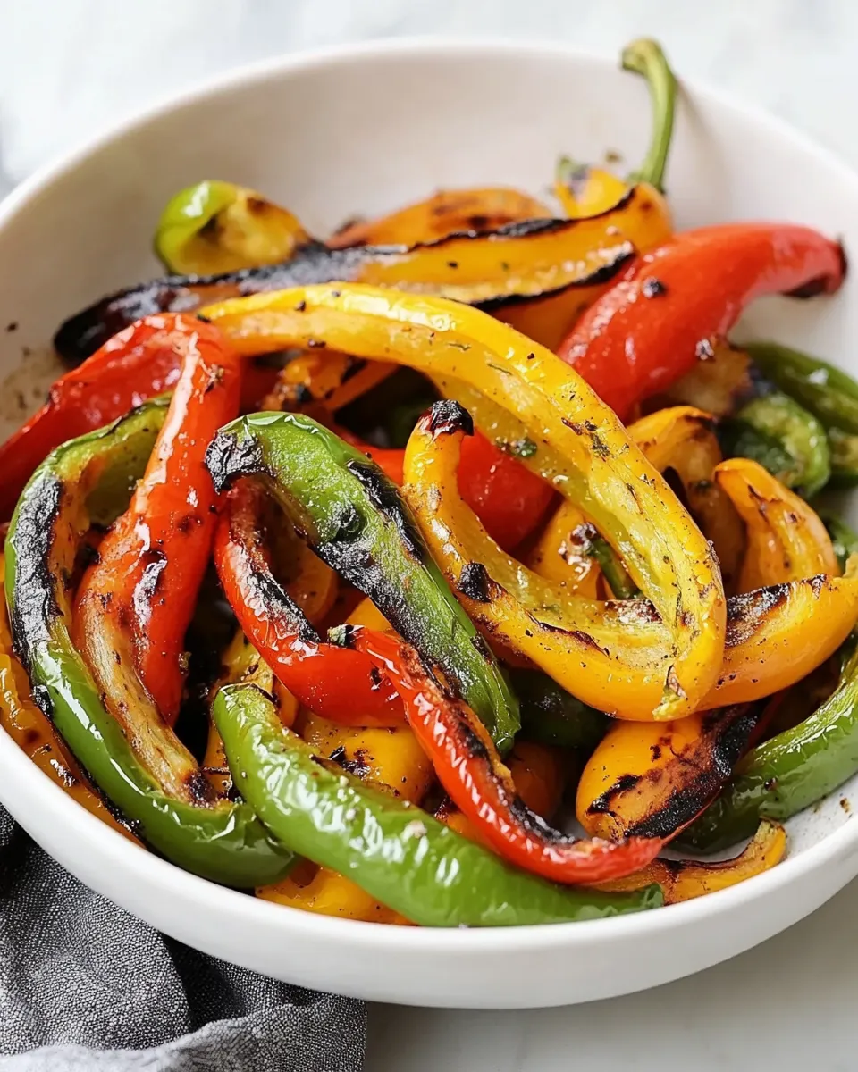 Healthy Air Fryer Peppers recipe photo