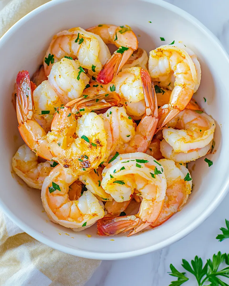 Easy Air Fryer Shrimp with Garlic photo
