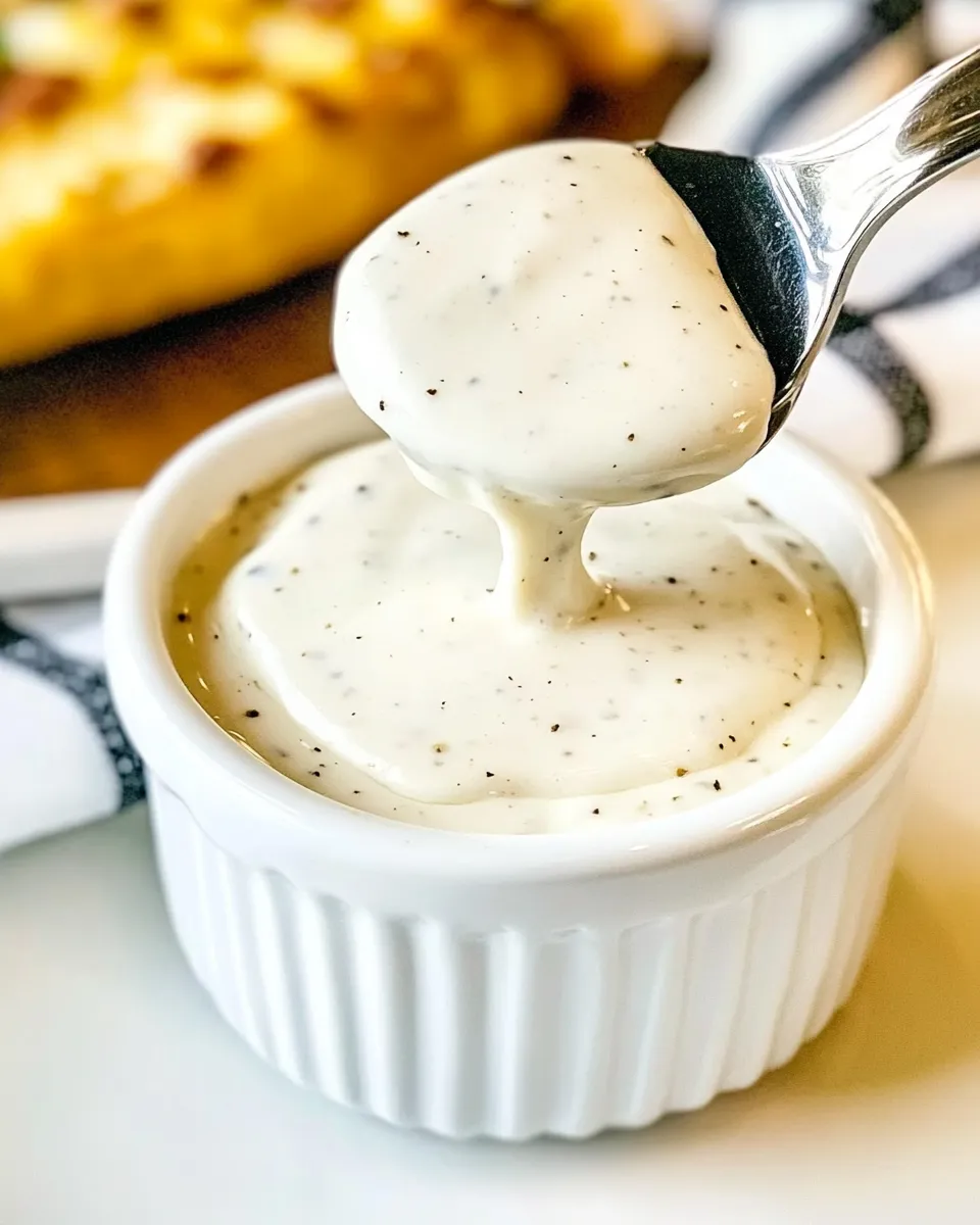 Easy Alabama White Sauce (White BBQ Sauce) shot