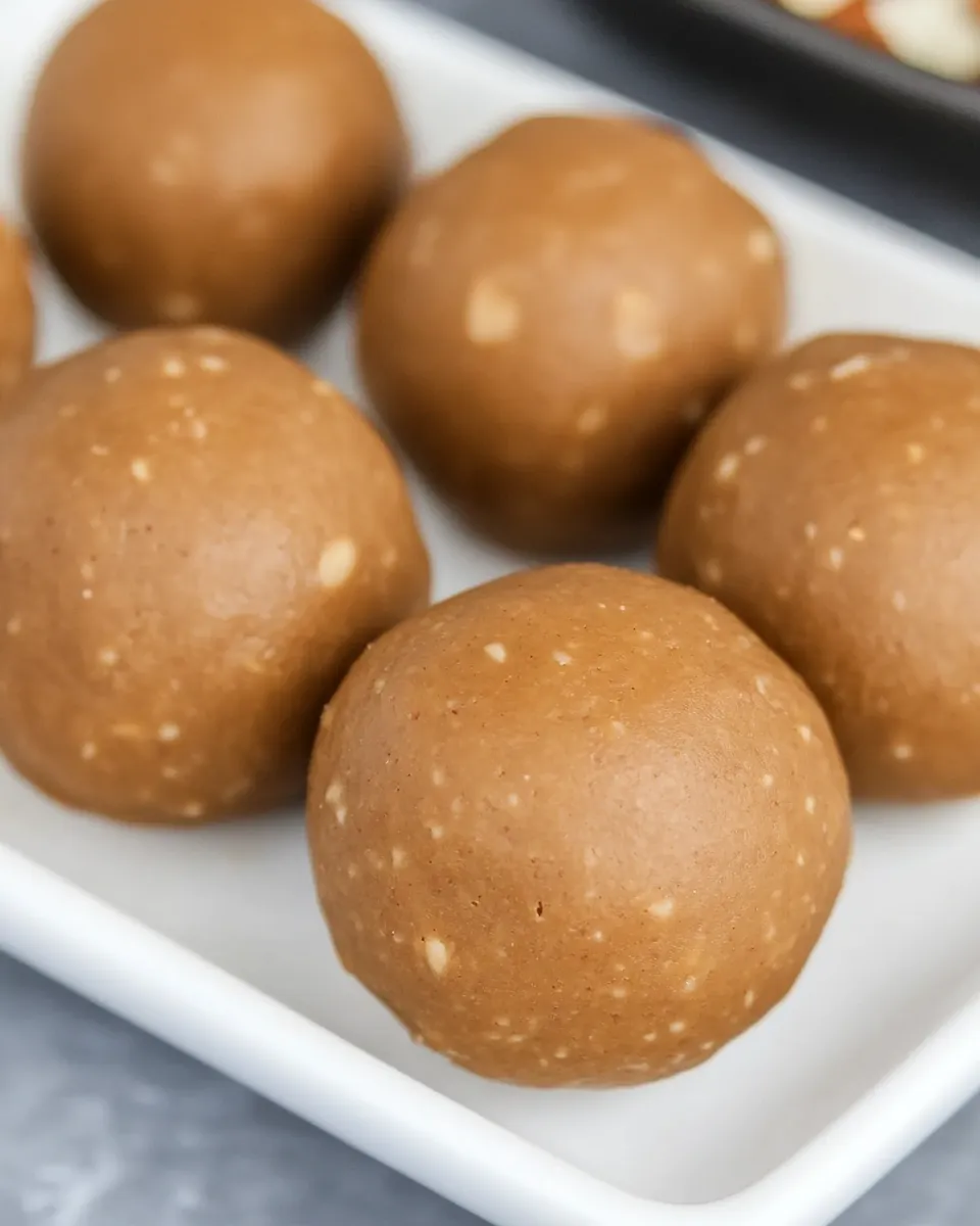 Homemade Almond Butter Balls photo