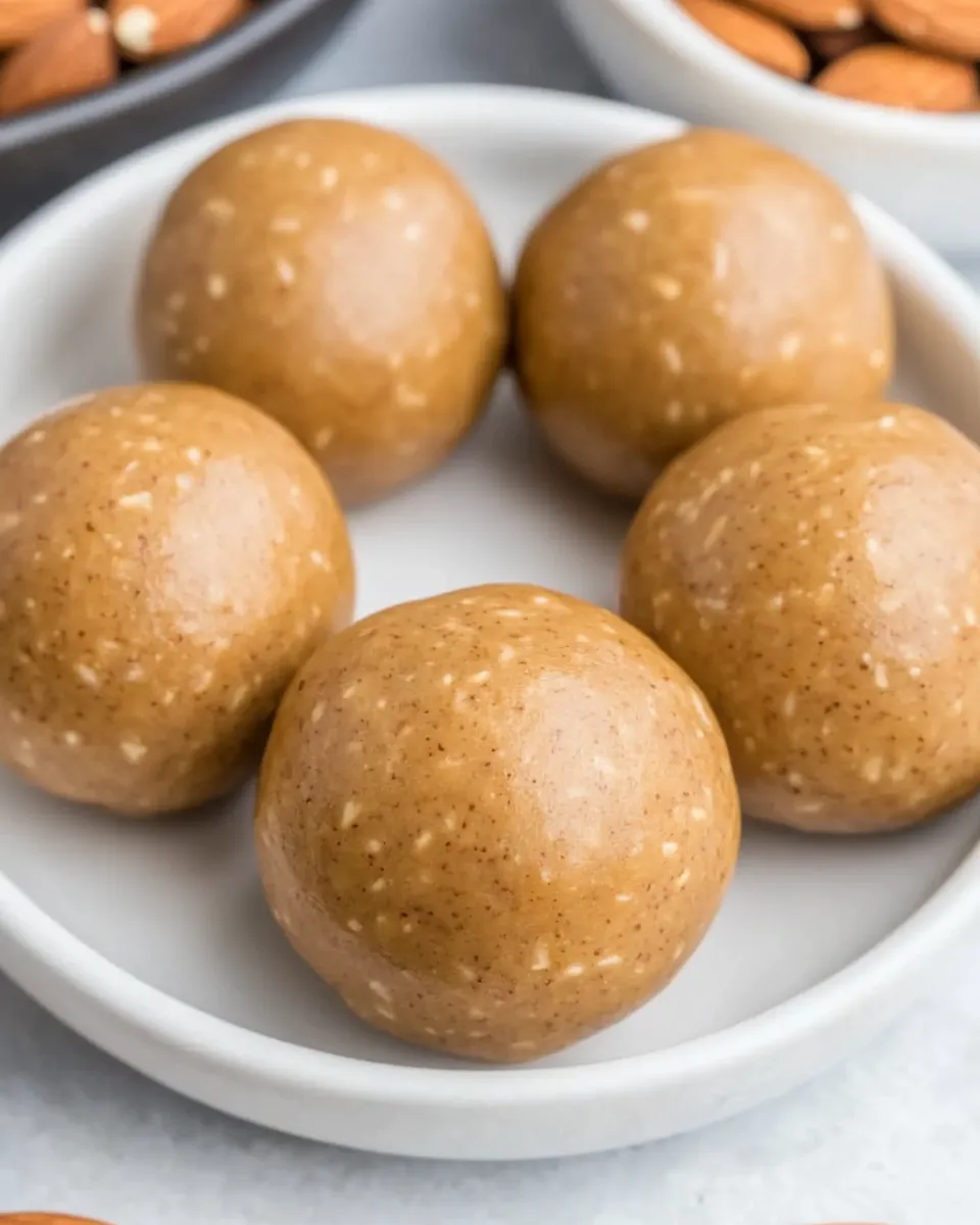 Delicious Almond Butter Balls shot