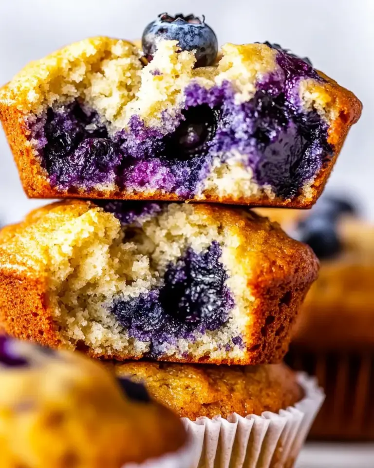 Homemade Almond Flour Blueberry Muffins photo