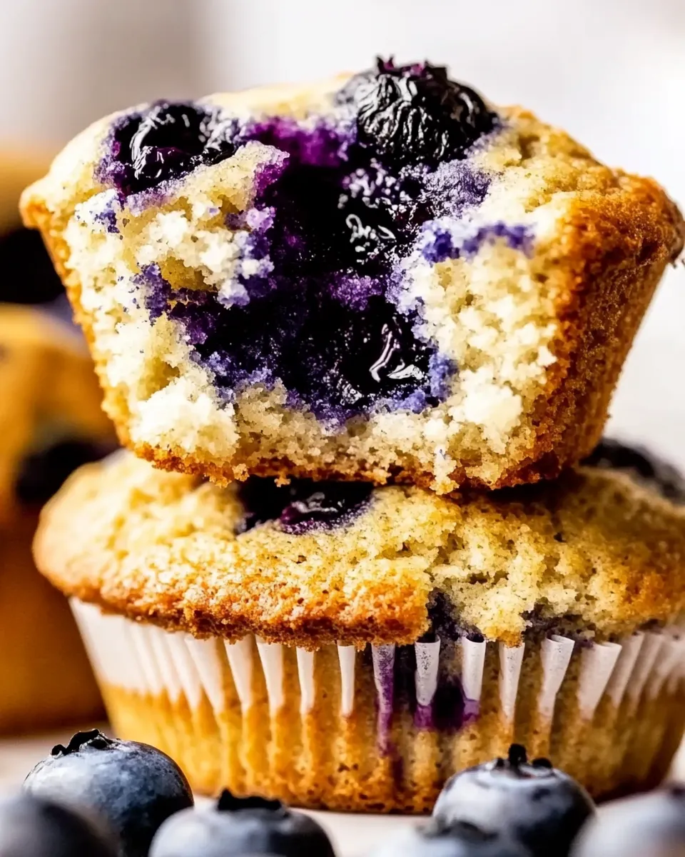Delicious Almond Flour Blueberry Muffins image
