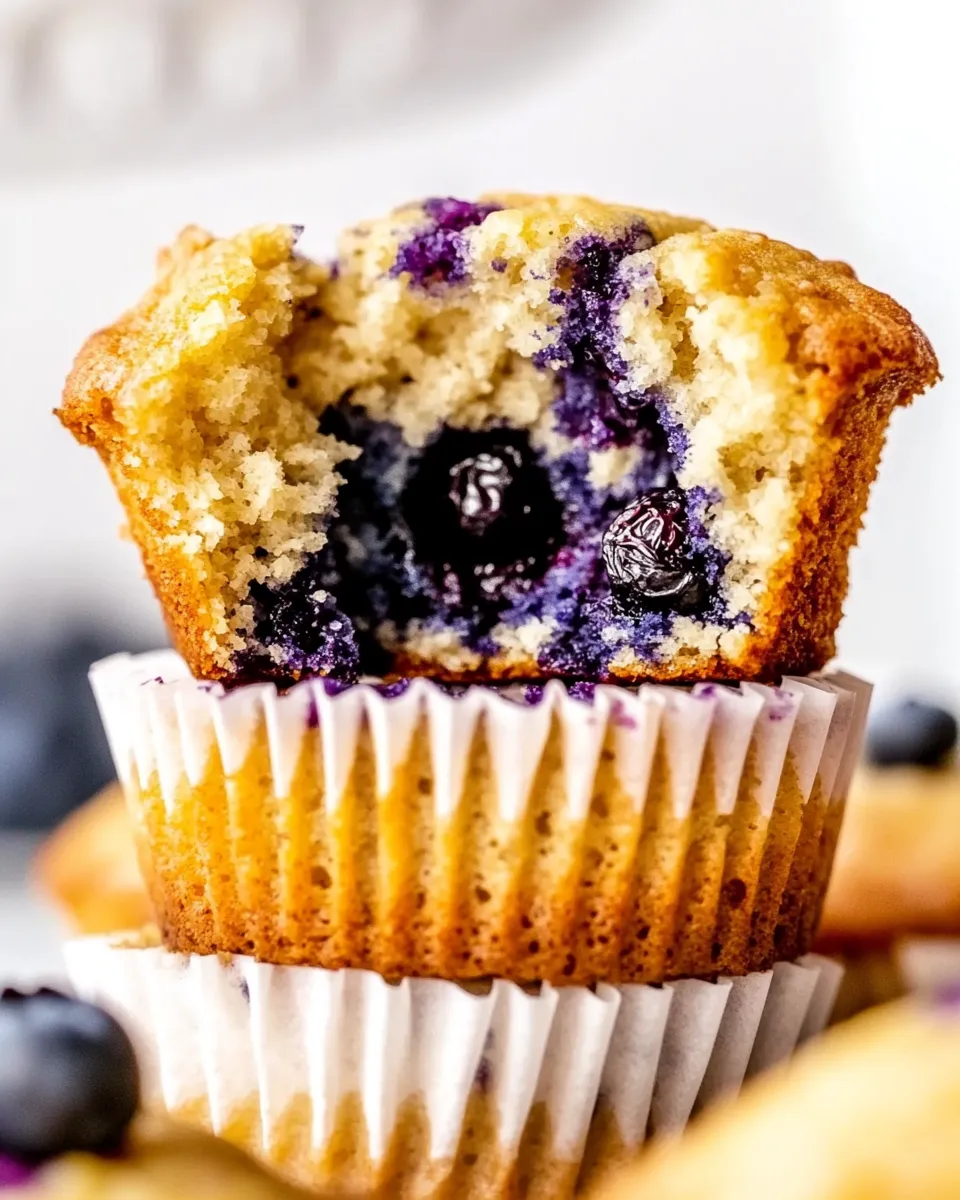 Easy Almond Flour Blueberry Muffins recipe photo