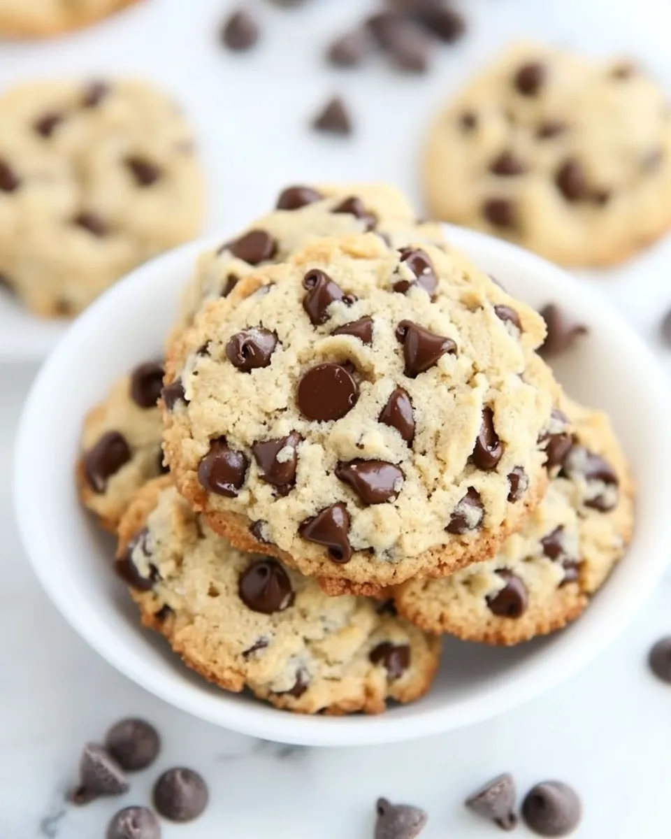 Classic Almond Flour Chocolate Chip Cookies Recipe image