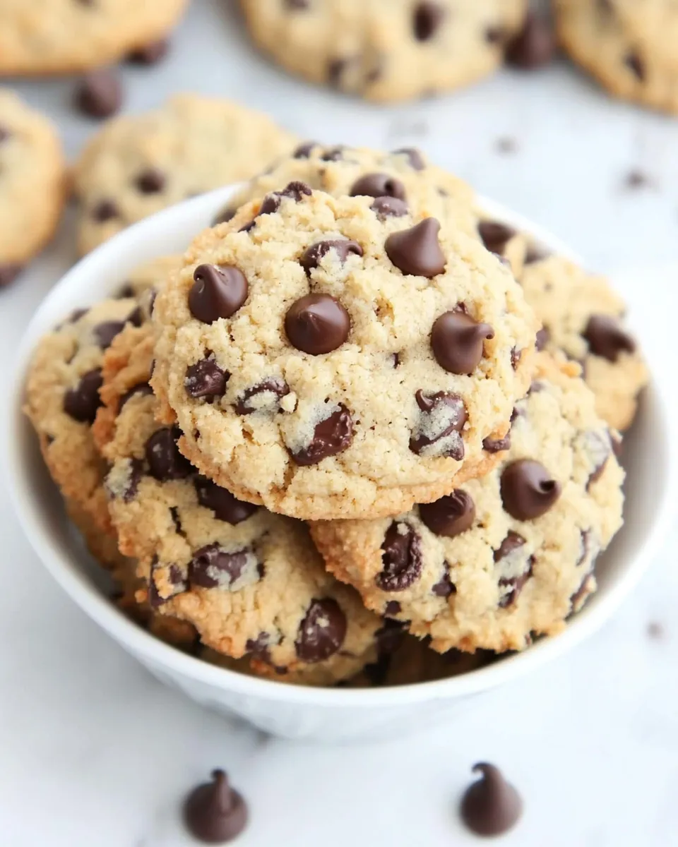 Delicious Almond Flour Chocolate Chip Cookies Recipe recipe photo