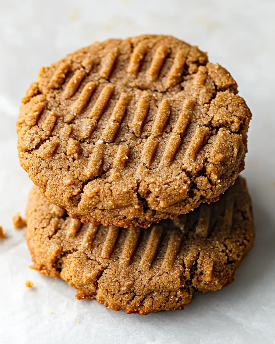 Homemade Almond Flour Peanut Butter Cookies photo