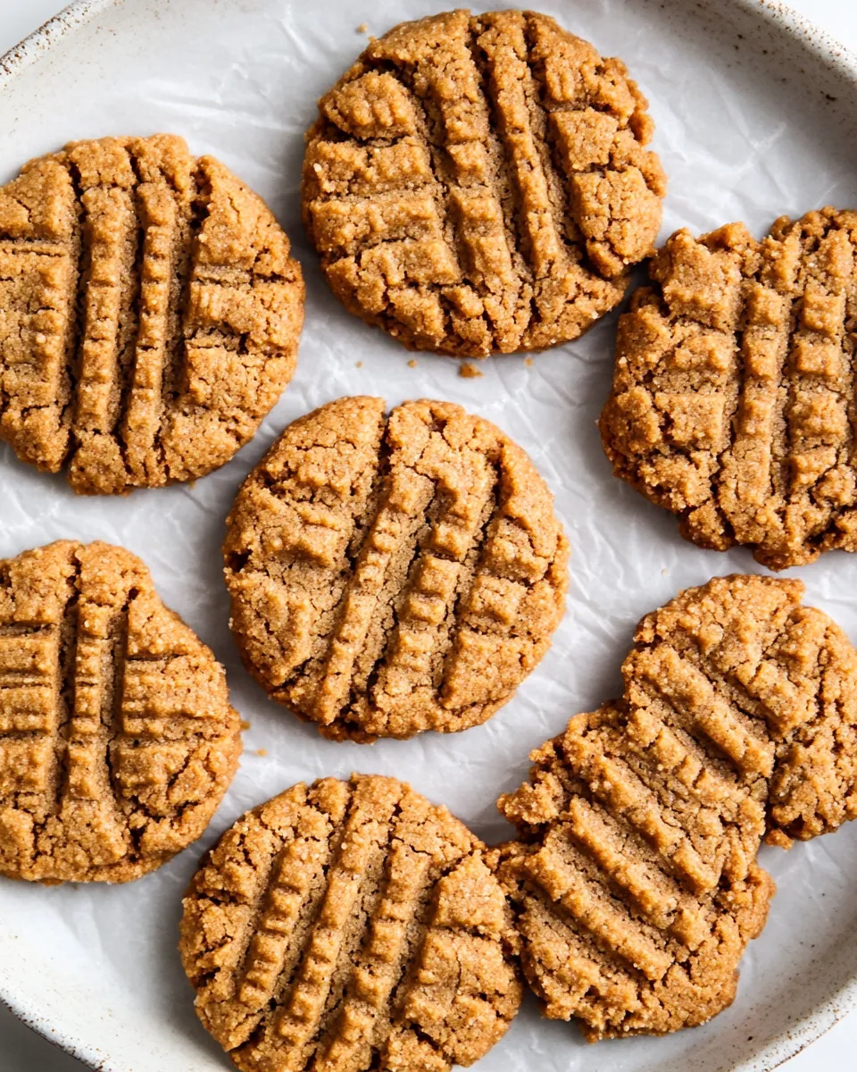 Classic Almond Flour Peanut Butter Cookies image