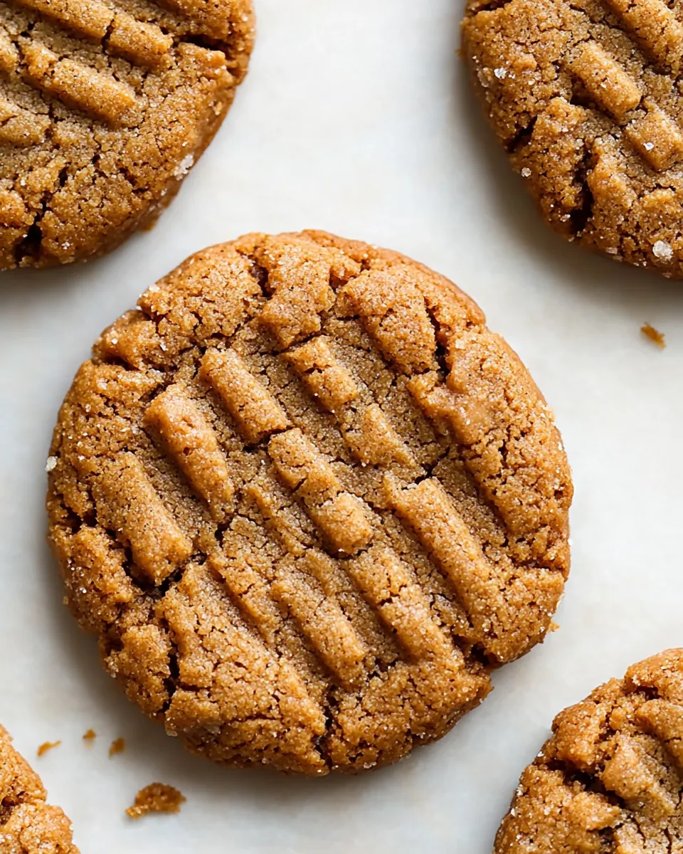 Delicious Almond Flour Peanut Butter Cookies shot