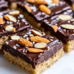 Homemade Almond Fudge Shortbread Bars photo