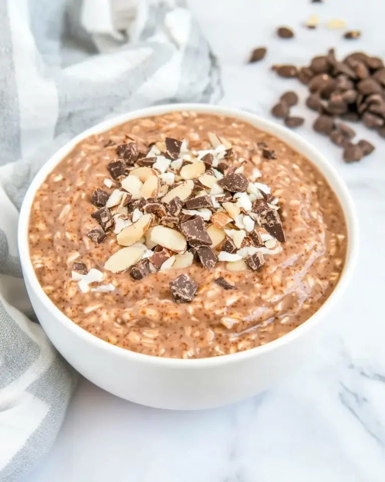 Homemade Almond Joy Overnight Oats photo