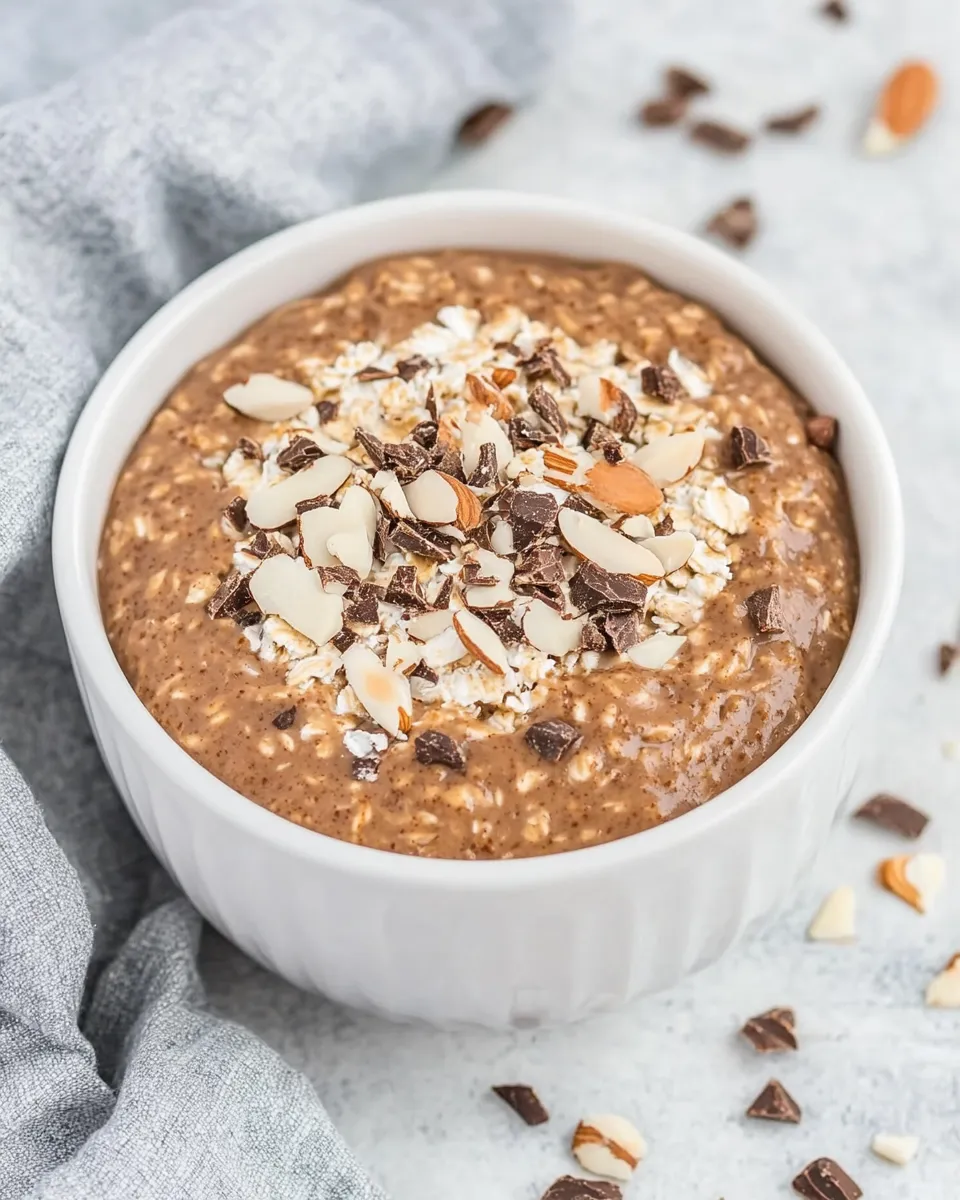 Classic Almond Joy Overnight Oats image