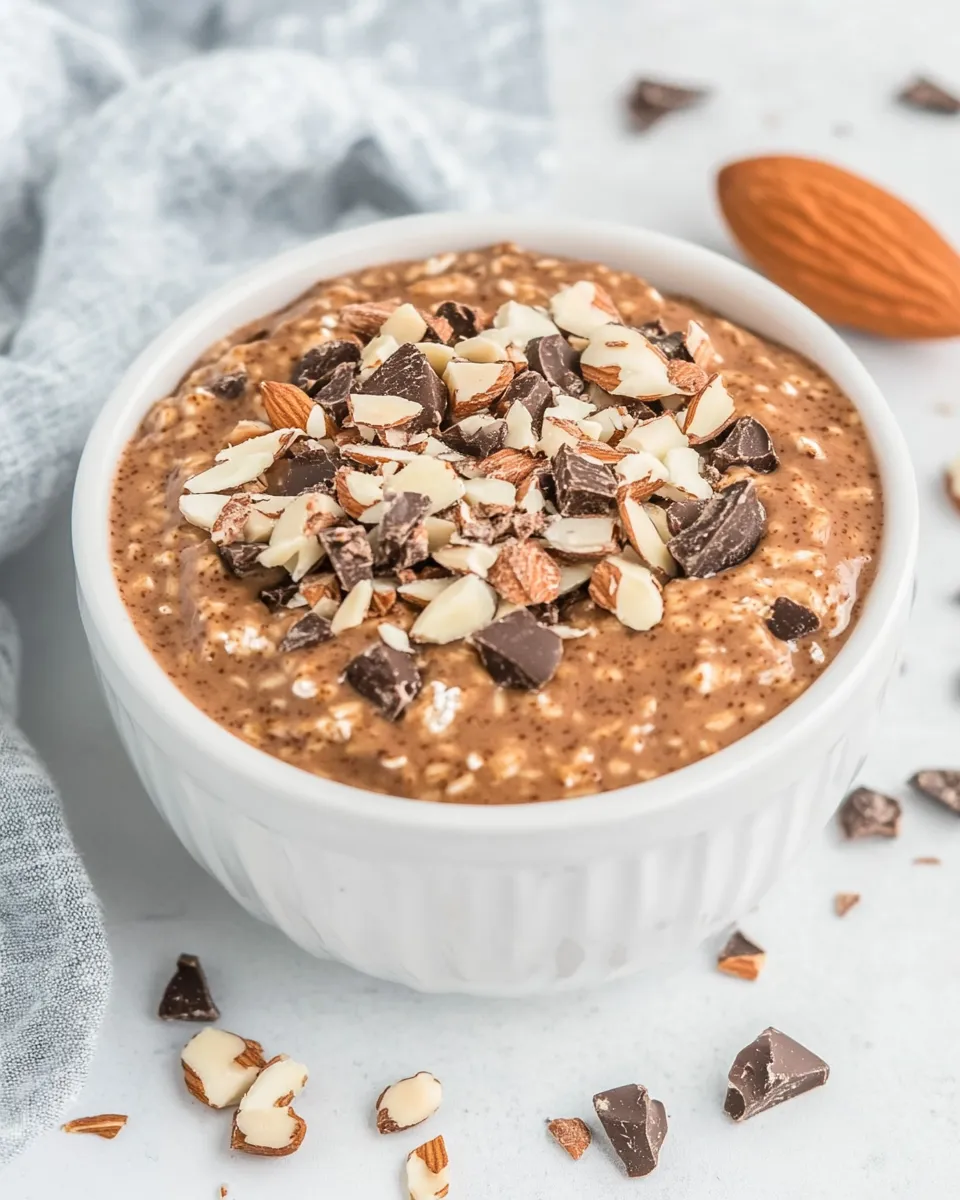 Easy Almond Joy Overnight Oats recipe photo