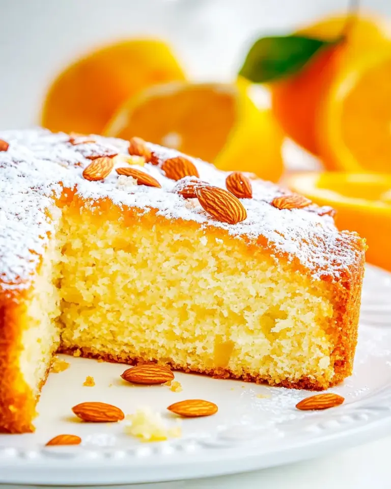Homemade Almond Orange Cake photo