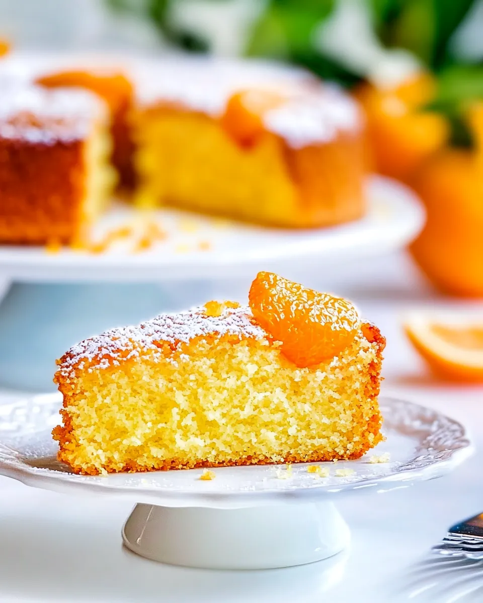 Classic Almond Orange Cake image