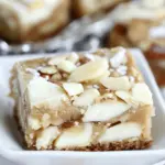 Homemade Almond White Chocolate Magic Bars photo