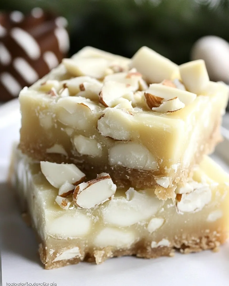 Delicious Almond White Chocolate Magic Bars image