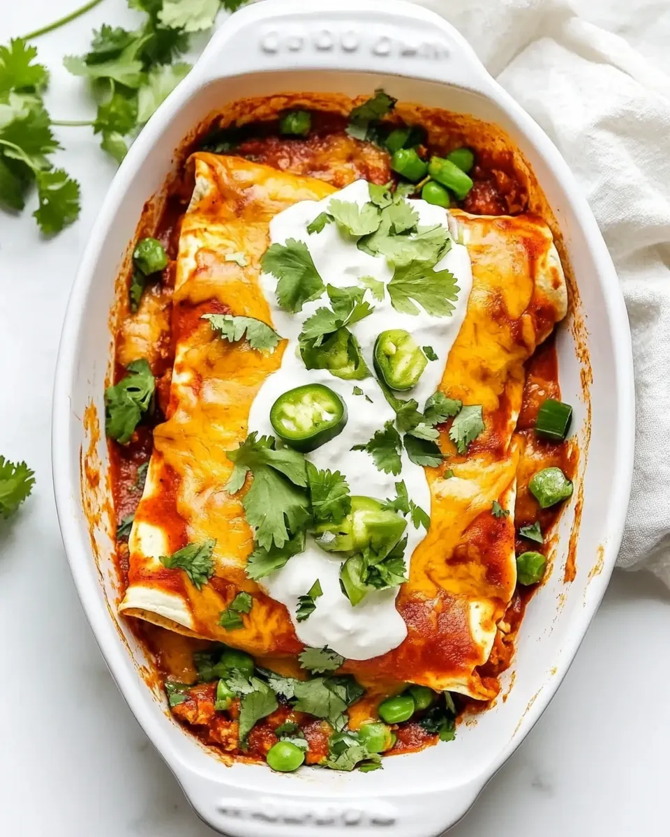 Homemade Amazing Homemade Chicken Enchiladas photo