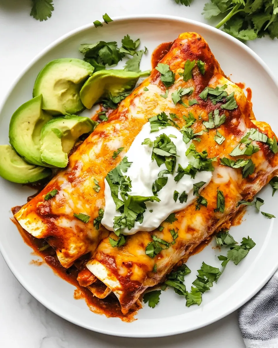 Classic Amazing Homemade Chicken Enchiladas image