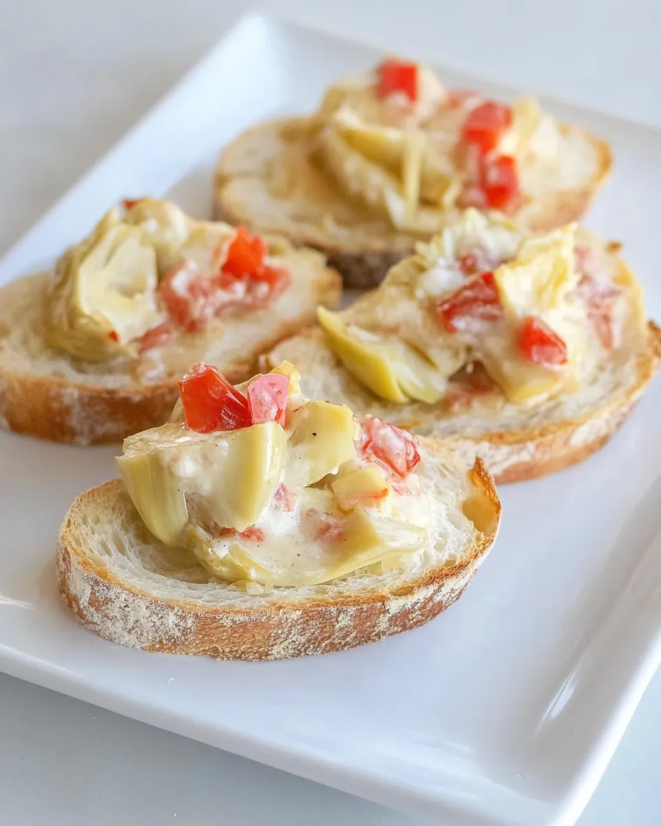 Homemade Artichoke Bruschetta photo