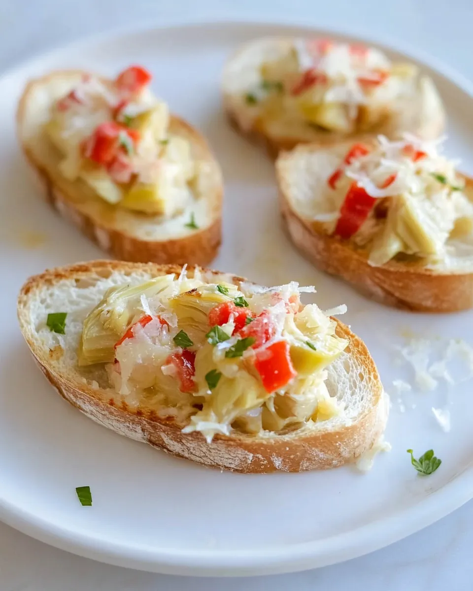 Classic Artichoke Bruschetta image
