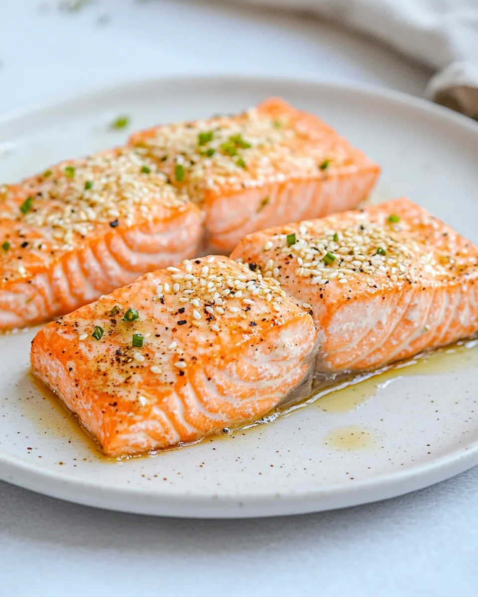Homemade Asian Baked Salmon Recipe shot