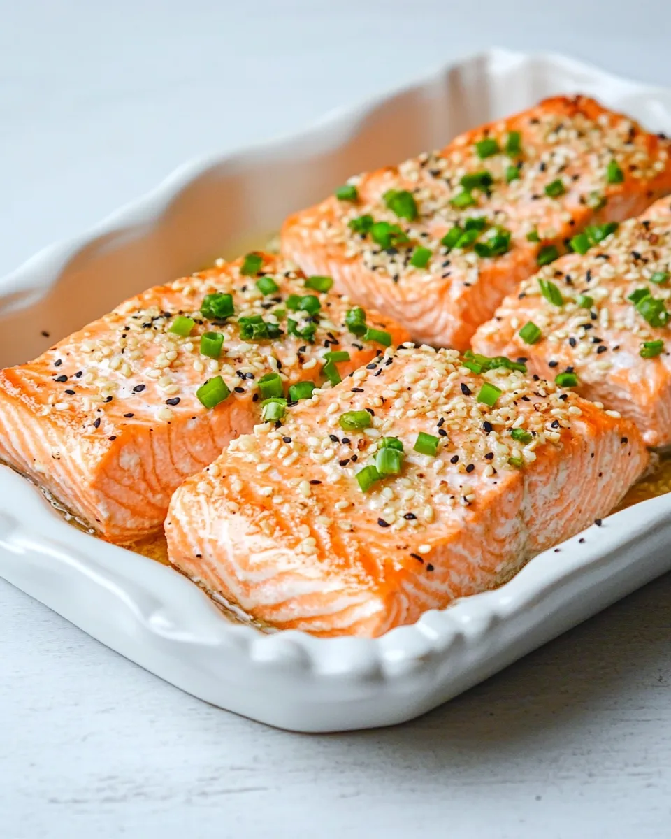 Quick Asian Baked Salmon Recipe recipe photo