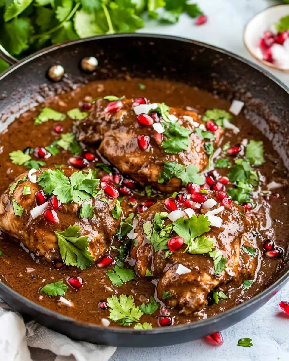 Quick Asian Pomegranate Coconut Chicken Skillet recipe photo
